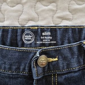 Boys jeans size 14 husky